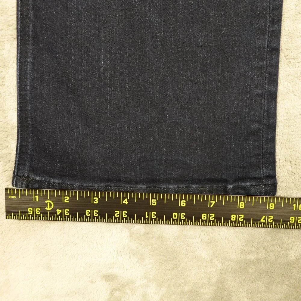 J. Crew jeans high rise‎ crop flare women's 31 dark indigo blue button fly